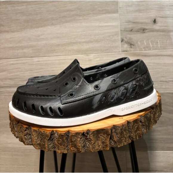 SPERRY Topsider Authentic Original Float Boat Shoes Grey size 9 - Picture 8 of 8